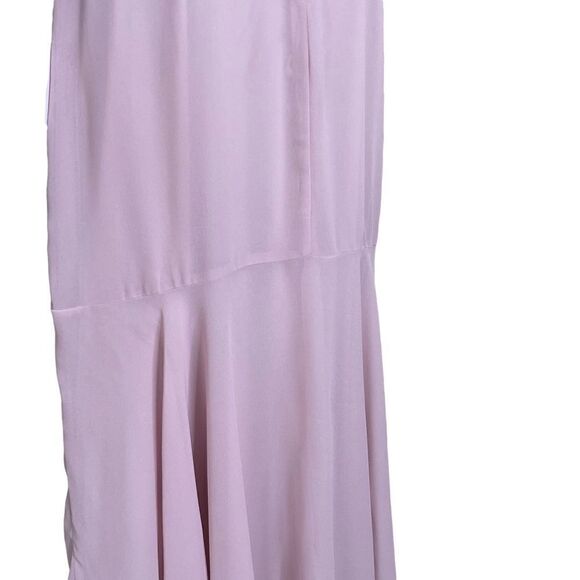 Lulus Evening Gown Low V-neck Back Mauve Color NWT Size XL - Picture 13 of 16